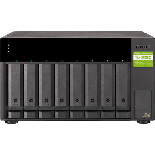 QNAP TL-D800C Caja JBOD SATA III 8 Bahías USB 3.2 Gen 2 Type-C
