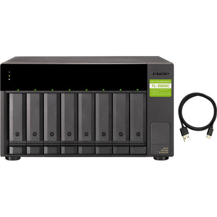 QNAP TL-D800C Caja JBOD SATA III 8 Bahías USB 3.2 Gen 2 Type-C