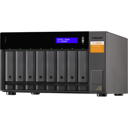 QNAP TL-D800S Caja JBOD 8 Bahías SATA III 2 x Puertos SFF-8088