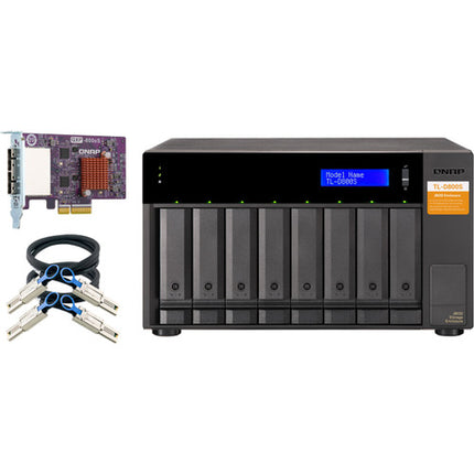 QNAP TL-D800S Caja JBOD 8 Bahías SATA III 2 x Puertos SFF-8088