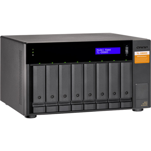 QNAP TL-D800S Caja JBOD 8 Bahías SATA III 2 x Puertos SFF-8088