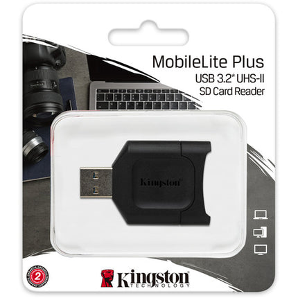 Kingston Mobilelite Plus Lector de Tarjetas SD USB 3.2 Gen 1 UHS-II Compacto