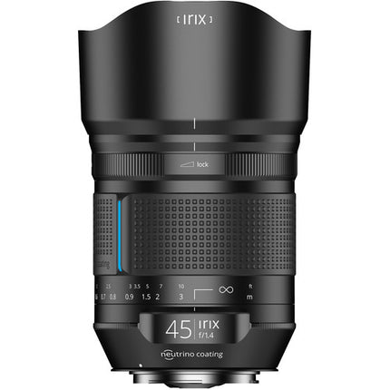 IRIX 45mm f/1.4 Lente para Canon EF Full Frame y Diafragma 9 Palas