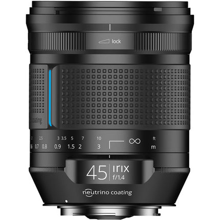 IRIX 45mm f/1.4 Lente para Canon EF Full Frame y Diafragma 9 Palas