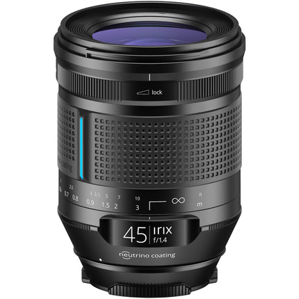 IRIX 45mm f/1.4 Lente para Canon EF Full Frame y Diafragma 9 Palas