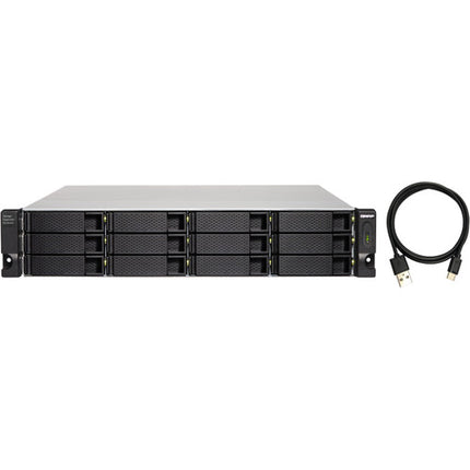 QNAP TL-R1200C-RP Unidad de Expansión JBOD 12 Bahías SATA III 250W Fuente Redundante