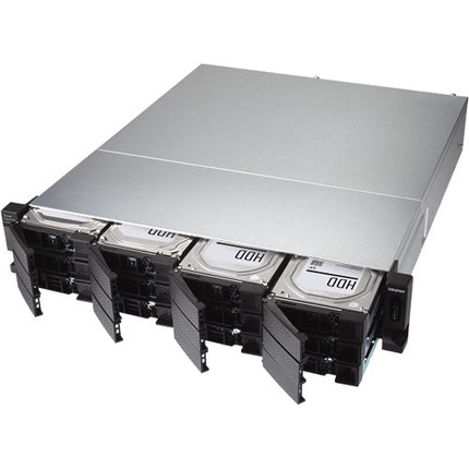QNAP TL-R1200C-RP Unidad de Expansión JBOD 12 Bahías SATA III 250W Fuente Redundante