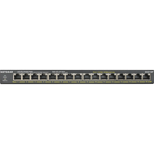 Netgear GS316P Switch Ethernet Gigabit 16 Puertos PoE+ 32 Gb/s
