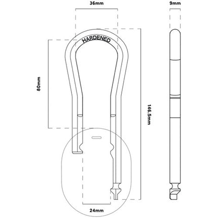igloohome Long Shackle para Candado Inteligente Garantía 1 Año