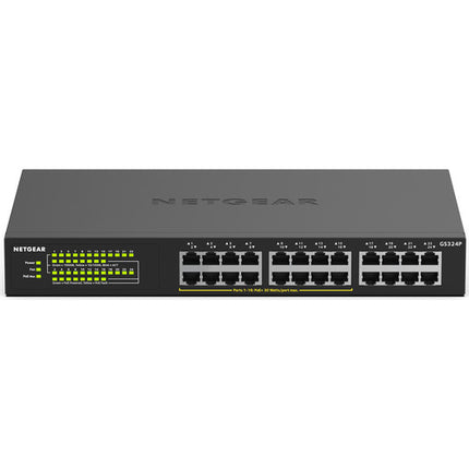 Netgear GS324P Switch No Gestionado 24 Puertos Gigabit 16 PoE+ 48 Gb/s