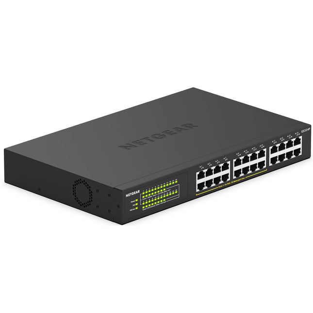 Netgear GS324P Switch No Gestionado 24 Puertos Gigabit 16 PoE+ 48 Gb/s