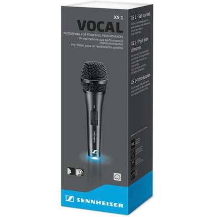 Sennheiser XS 1 Micrófono vocal dinámico cardioide 3-Pack con estuche y soporte