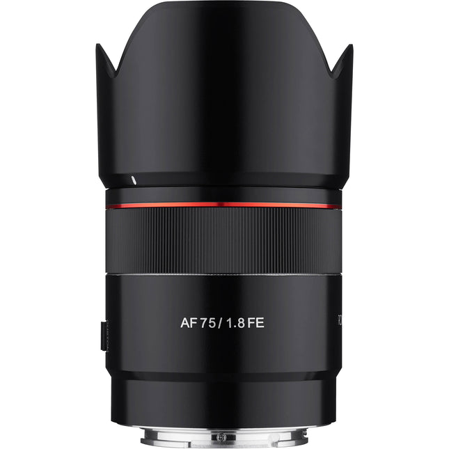 Rokinon AF 75mm f/1.8 FE Objetivo Sony E Full Frame 9 Cuchillas