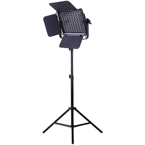 CamBee Professional RGB 600 Panel Kit de Iluminación con 2 Luces 6.56' Tripiés y Control Remoto