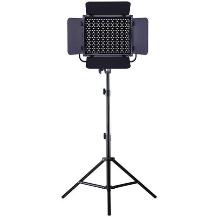 CamBee Professional RGB 600 Panel Kit de Iluminación con 2 Luces 6.56' Tripiés y Control Remoto