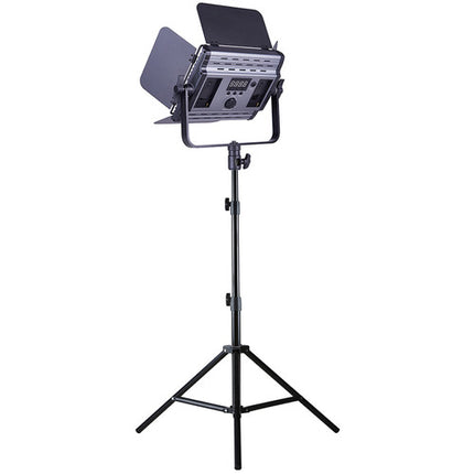 CamBee Professional RGB 600 Panel Kit de Iluminación con 2 Luces 6.56' Tripiés y Control Remoto