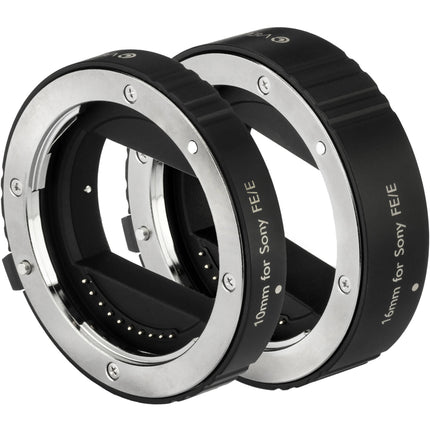 Vello EXT-SFED2 Tubos de Extensión Autoenfoque 10 y 16 mm para Lentes Sony E-Mount