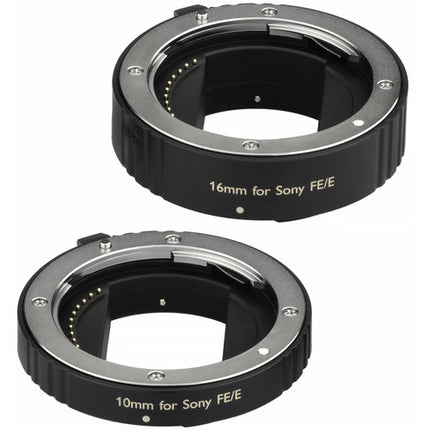 Vello EXT-SFED2 Tubos de Extensión Autoenfoque 10 y 16 mm para Lentes Sony E-Mount