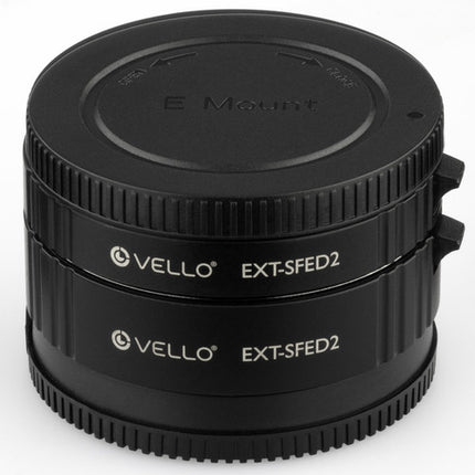 Vello EXT-SFED2 Tubos de Extensión Autoenfoque 10 y 16 mm para Lentes Sony E-Mount