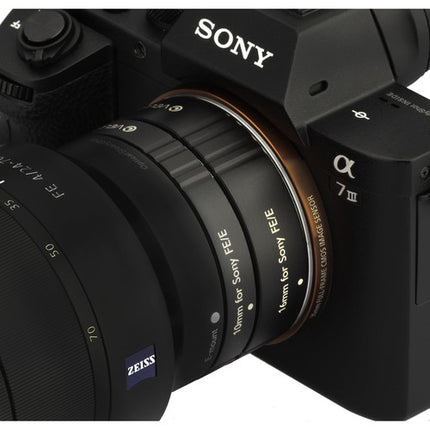 Vello EXT-SFED2 Tubos de Extensión Autoenfoque 10 y 16 mm para Lentes Sony E-Mount