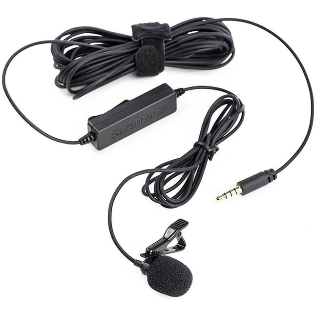 Saramonic LavMicro Micrófono Lavalier Omnidireccional 20 pies cable