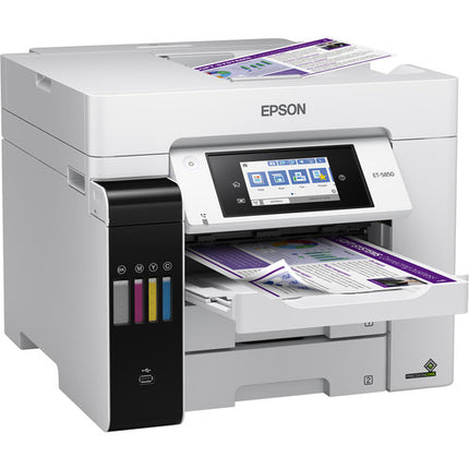 Epson EcoTank Pro ET-5850 Impresora multifuncional Supertank 4800x1200 dpi 2x250 hojas Wi-Fi Ethernet