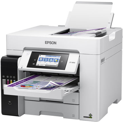 Epson EcoTank Pro ET-5850 Impresora multifuncional Supertank 4800x1200 dpi 2x250 hojas Wi-Fi Ethernet
