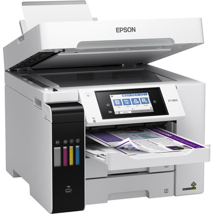 Epson EcoTank Pro ET-5850 Impresora multifuncional Supertank 4800x1200 dpi 2x250 hojas Wi-Fi Ethernet