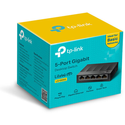 TP-Link LS1005G Conmutador 5 Puertos Gigabit Ethernet No Gestionado