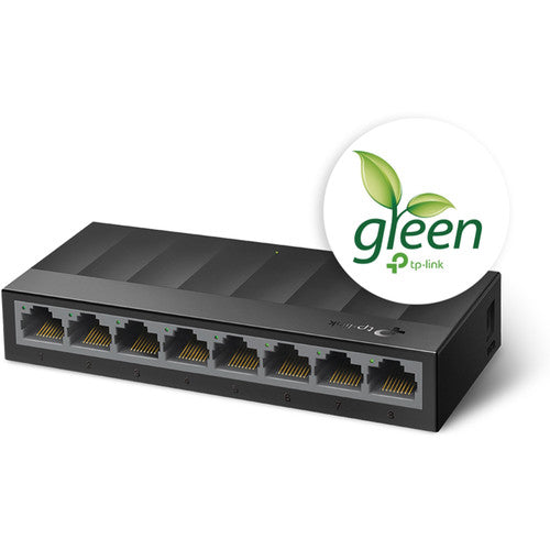 TP-Link LS1008G Switch Gigabit 8 Puertos 16 Gb/s Capacidad 11.9 Mpps