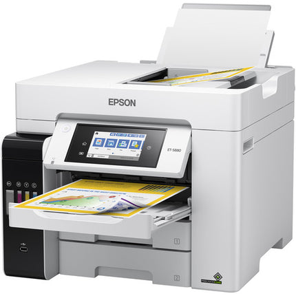Epson EcoTank Pro ET-5800 Impresora multifunción sin cartuchos resolución 4800x1200 dpi pantalla táctil 4.3"