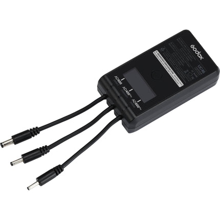 Godox UC46 Cargador USB para Baterías WB400P WB87 WB26 carga 3 simultánea