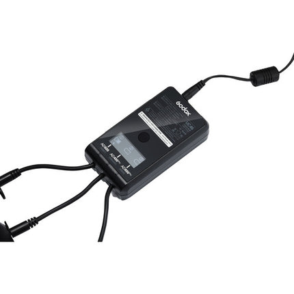 Godox UC46 Cargador USB para Baterías WB400P WB87 WB26 carga 3 simultánea