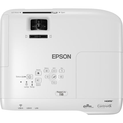 Epson PowerLite 118 Proyector XGA 3800 lúmenes 3LCD 16W altavoz integrado