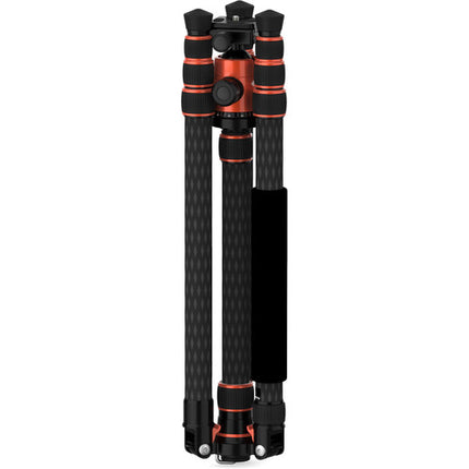 Geekoto CT28X Warrior 84 Trípode de Fibra de Carbono 84 Pulgadas con Cabezal esférico y Placa Arca-Type