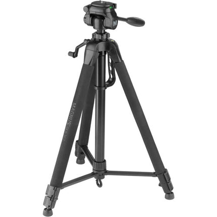 Magnus DLX-367 Trípode Fotográfico y de Video de 3 Secciones 67 Pulgadas de Altura Máxima con Adaptador para Smartphone y Montura GoPro