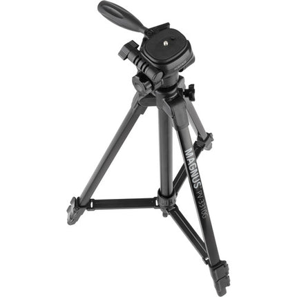 Magnus PV-3310G Trípode Fotografía Video 53 Pulgadas Carga 6 lb con Adaptador Smartphone y Montura GoPro