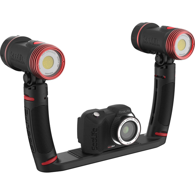 SeaLife Micro 3.0 Cámara Subacuática 16MP 4K 30fps y Luz Pro Duo 5000 Lumens
