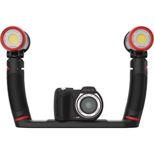 SeaLife Micro 3.0 Cámara Subacuática 16MP 4K 30fps y Luz Pro Duo 5000 Lumens