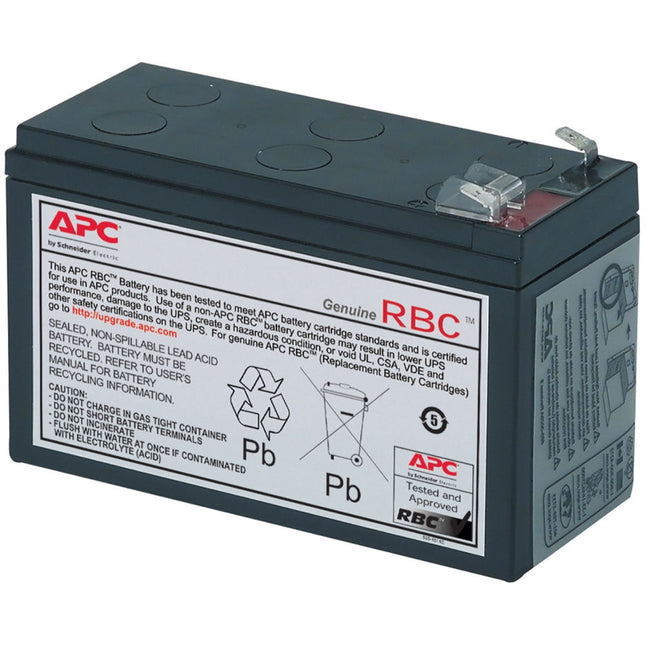 APC Replacement Battery 12V-7Ah Batería para UPS 87 VAh Mantenimiento Libre