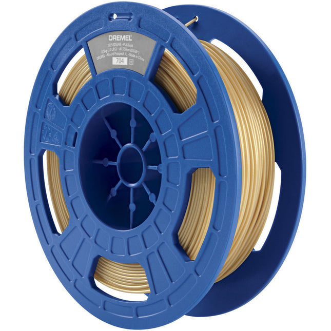 Dremel Filamento PLA 1.75mm 0.75kg Oro para 3D40 y 3D45