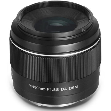 Yongnuo YN 50mm f1.8S DA DSM lente Sony E apertura f1.8 y autofoco