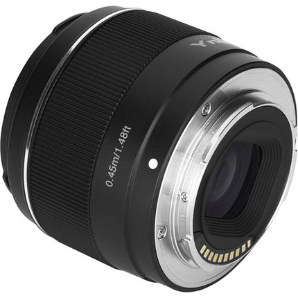 Yongnuo YN 50mm f1.8S DA DSM lente Sony E apertura f1.8 y autofoco