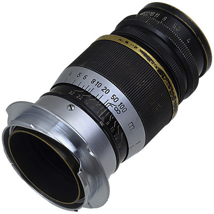 Adaptador FotodioX M39 a cámara Leica M con líneas de encuadre 28mm 90mm y enfoque infinito