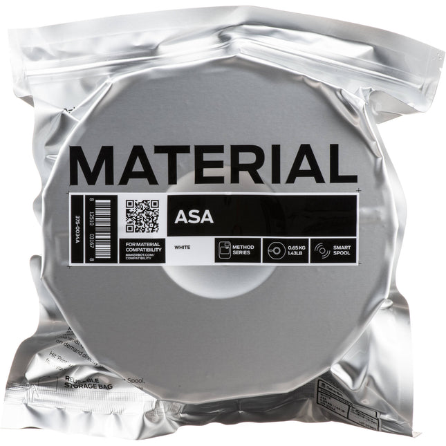 MakerBot METHOD X Filamento ASA Blanco Resistente UV con Desecante