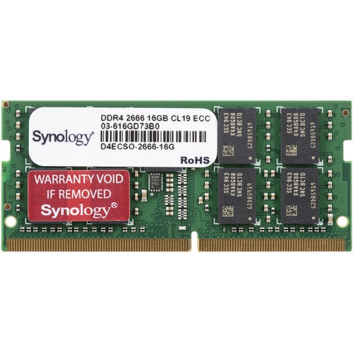 Synology Módulo de Memoria DDR4 ECC SO-DIMM 16GB 2666 MHz para NAS
