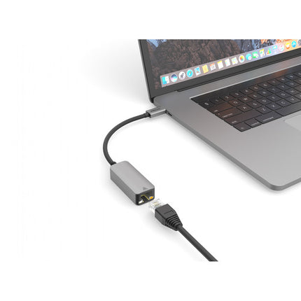 EZQuest Adaptador USB Tipo-C a Ethernet Gigabit Thunderbolt 3 21 cm