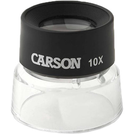 Carson LL-10 10x Lupa de Mesa para Manualidades Lentes Dobles Preenfocadas