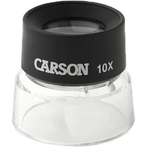 Carson LL-10 10x Lupa de Mesa para Manualidades Lentes Dobles Preenfocadas