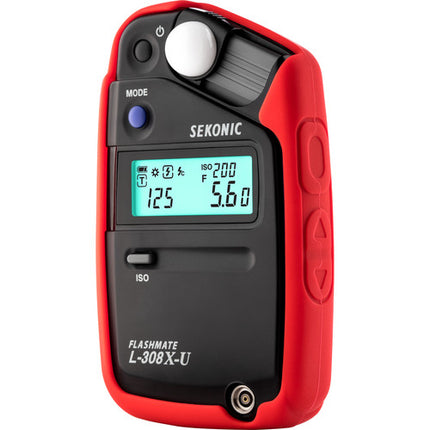 Sekonic Grip para Medidores de Luz Serie L-308 Funda de Goma Roja